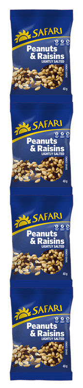 Peanuts & Raisins strip pack